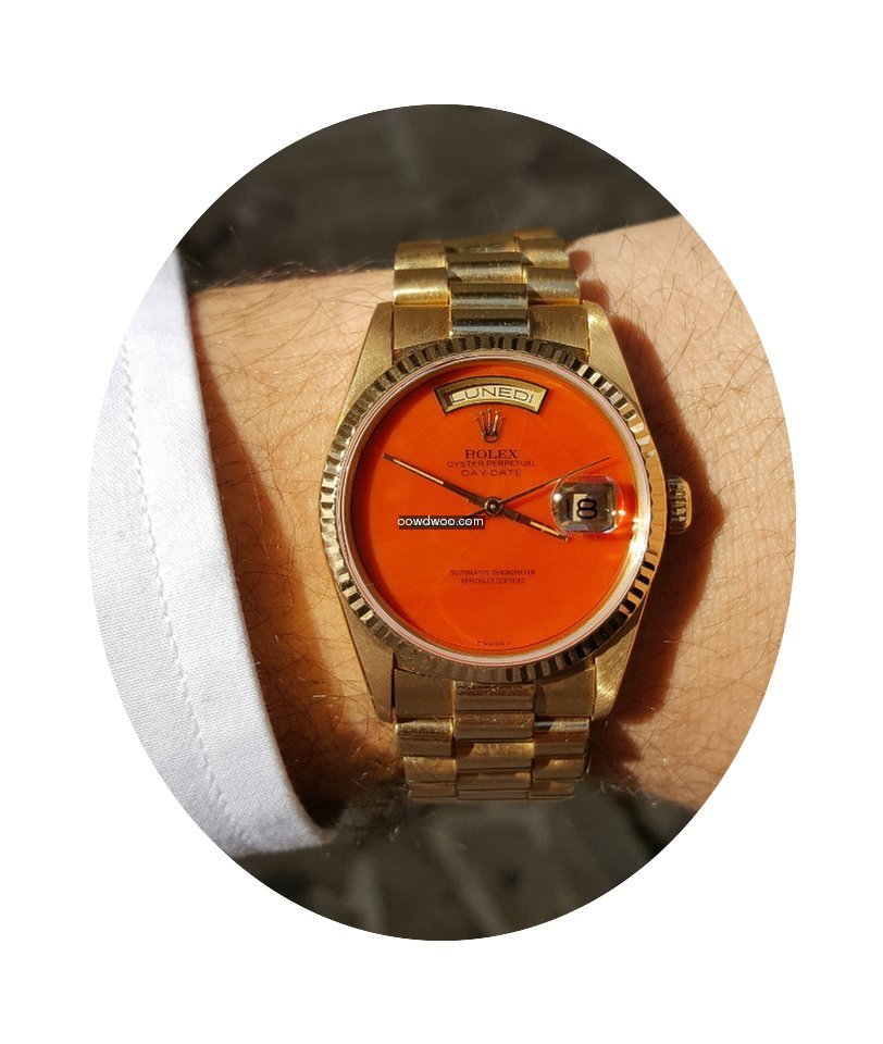 Rolex Day-Date Coral Dial 18238...