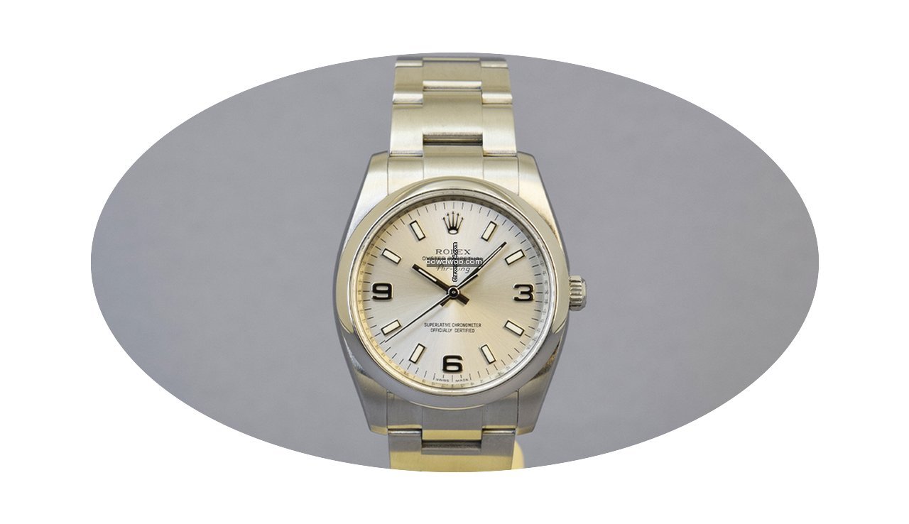 Rolex Air-King 114200 Silver Dial...