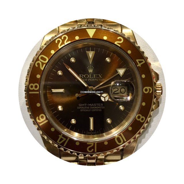 Rolex Vintage 18ct gold GMT-Master...