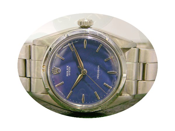Rolex Precision Ref.6427 Vintage Blu Dia...