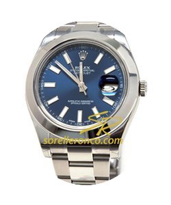 Rolex Datejust II Blue Dial...
