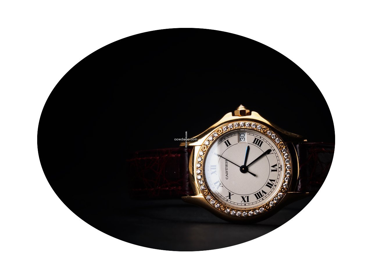Cartier Cougar Quartz Diamonds...
