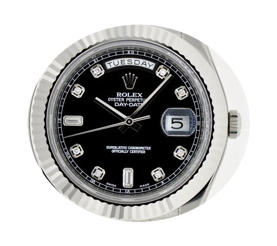 Rolex DAY-DATE II 41mm 18K White Gold Di...