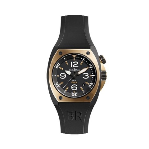 Bell & Ross Ross Pink Gold & Car...