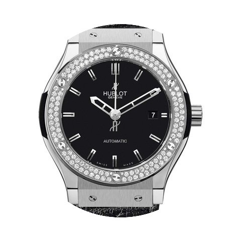 Hublot Classic Fusion Titanium Diamonds ...