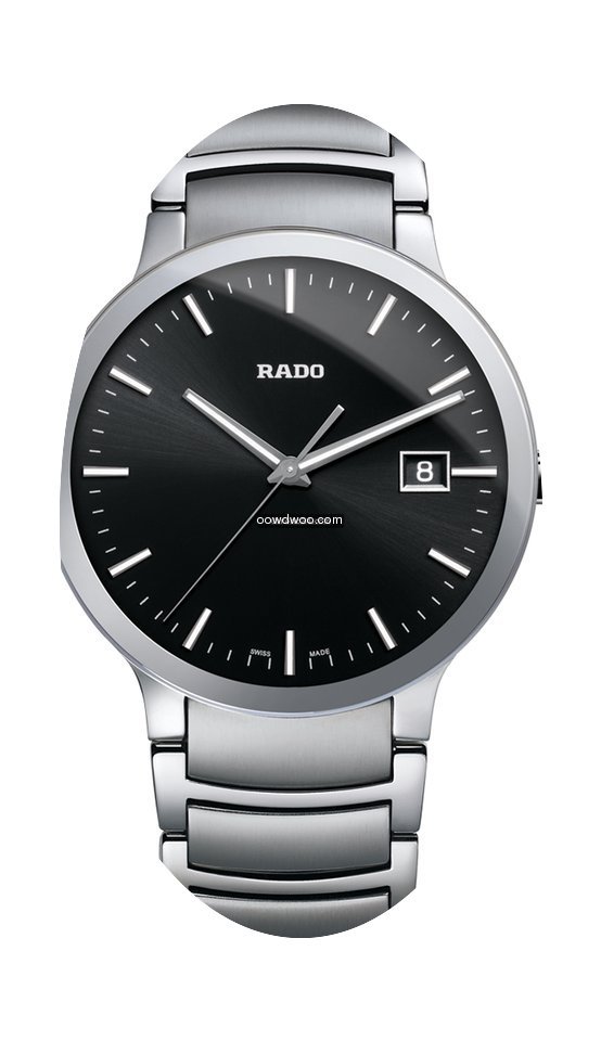 Rado Centrix Index schwarz Stahl Datum -...