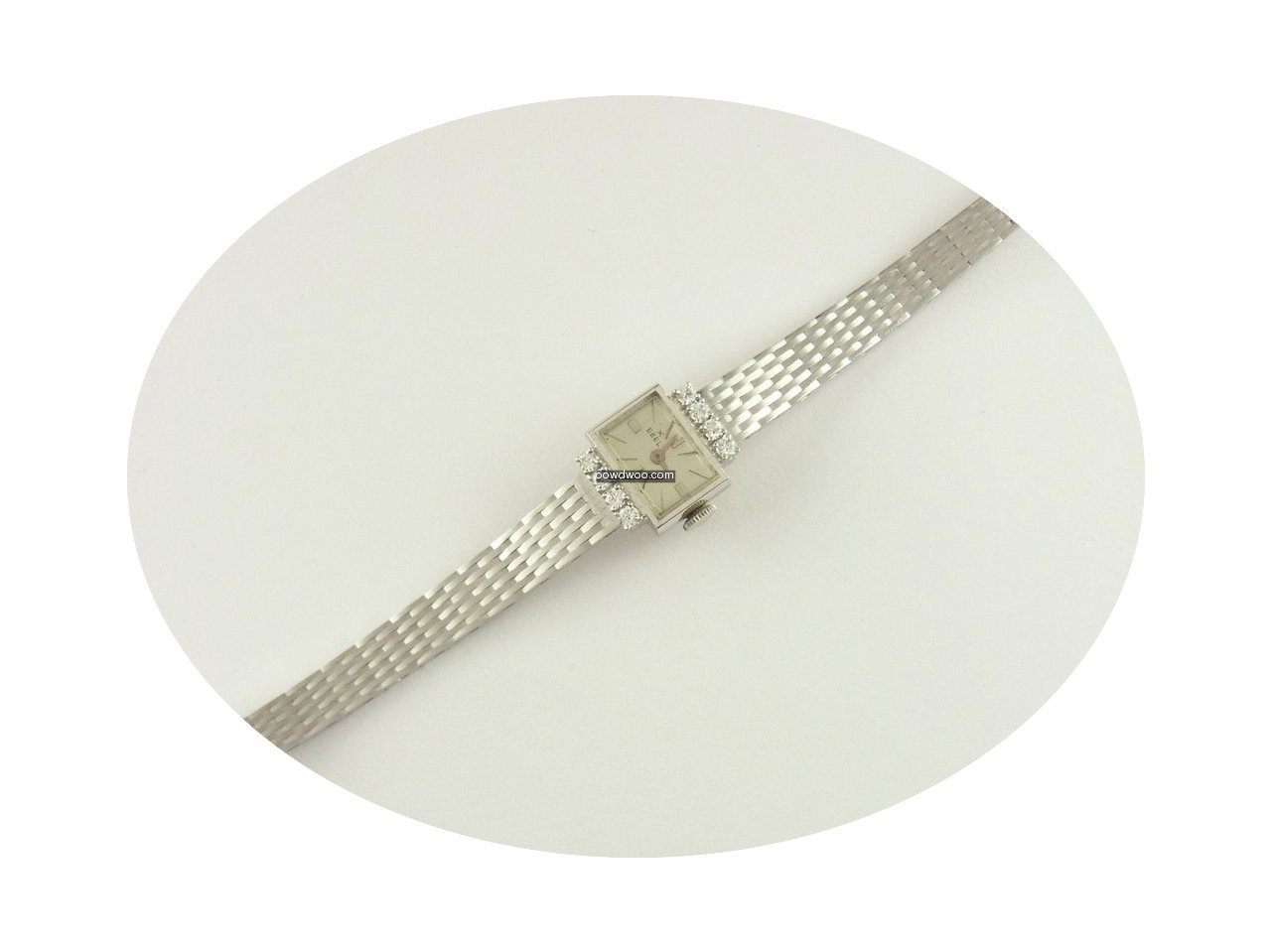 Ebel Lady Watch Damenuhr 18 Kt Weißgold...