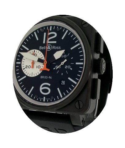 Bell & Ross BR 03-94 Chronograph Bla...