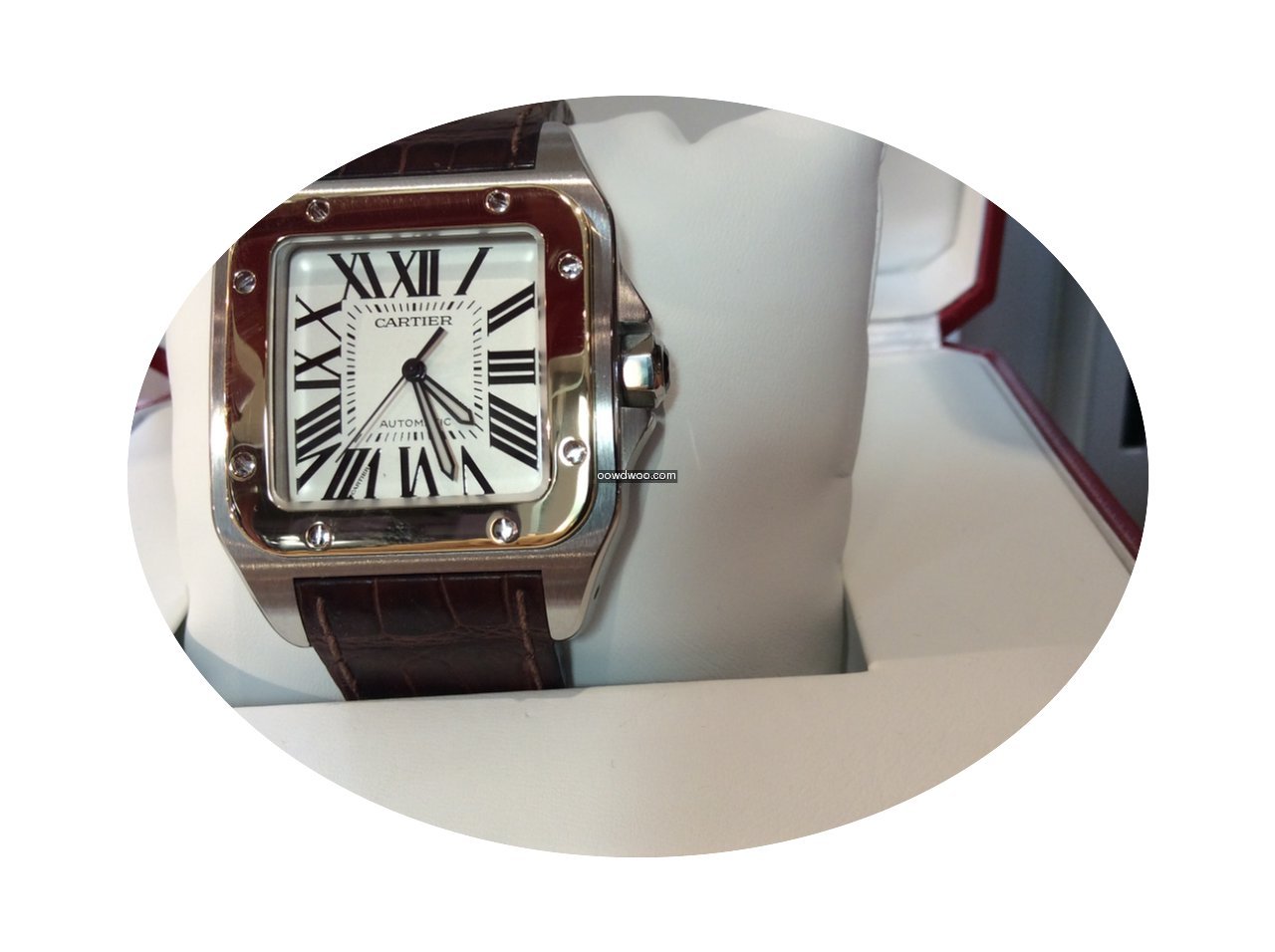 Cartier SANTOS 100 OR/ACIER...