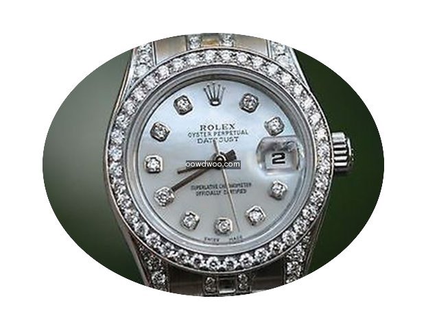 Rolex 26mm Datejust 179160 Jubilee Diamo...