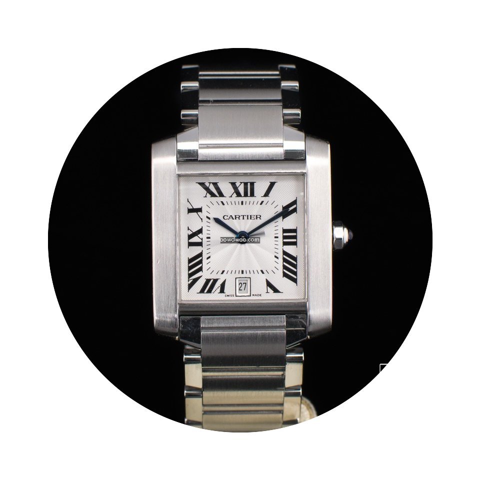 Cartier Tank Française Large Stainless ...