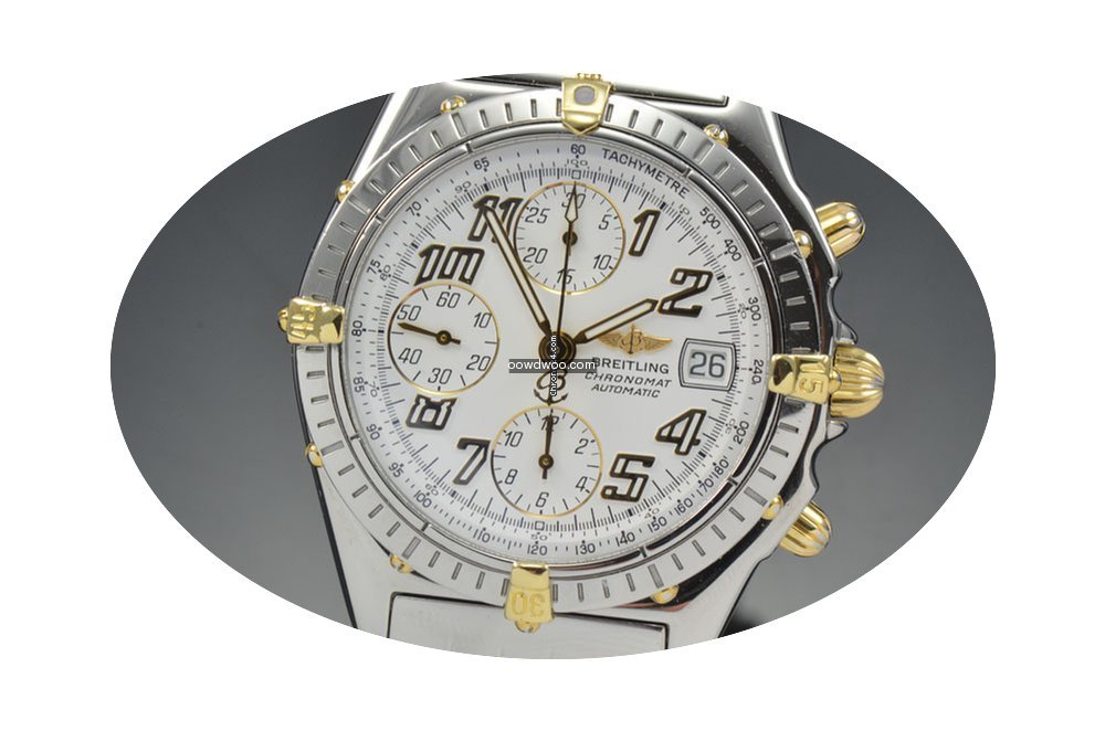 Breitling Chronomat Chronograph 18K Yell...