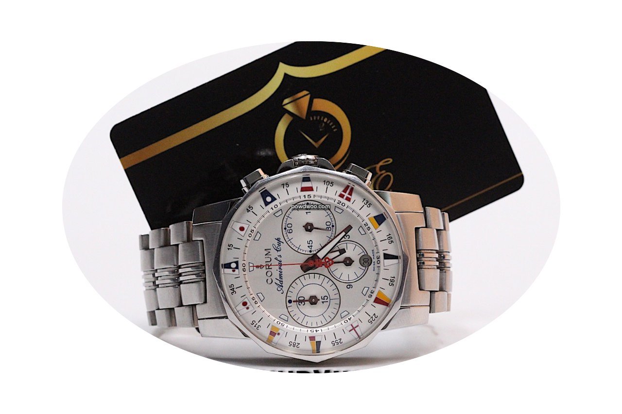 Corum Admiral's Cup Chronograph Steel Fu...