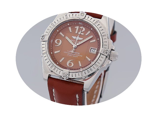Breitling Callisto - Edelstahl/Lederband...