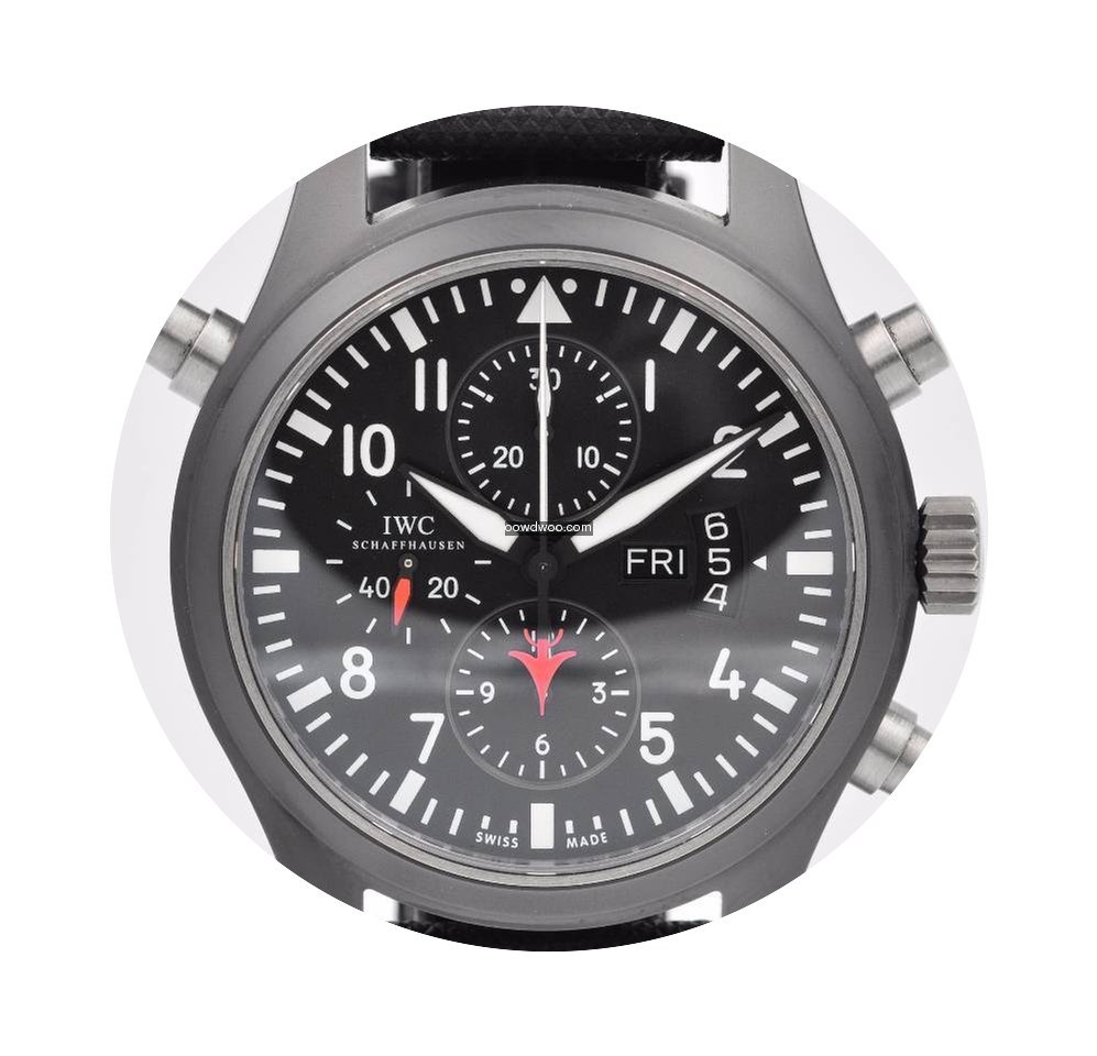IWC Pilot Chronograph Top Gun Ceramic Ra...