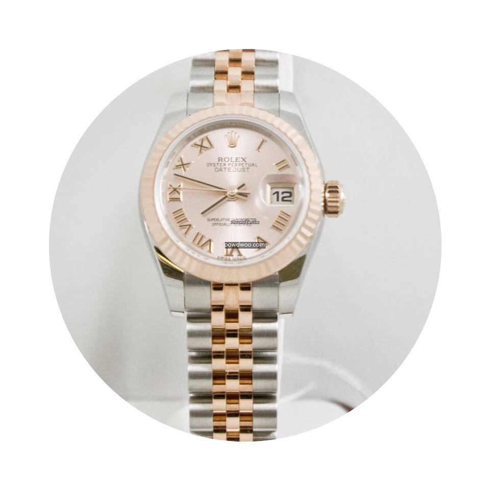 Rolex Ladys Datejust 179171 Steel & Rose...