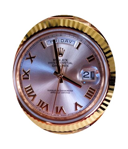Rolex Day-Date II 218238-SLVRFP 41mm Sil...