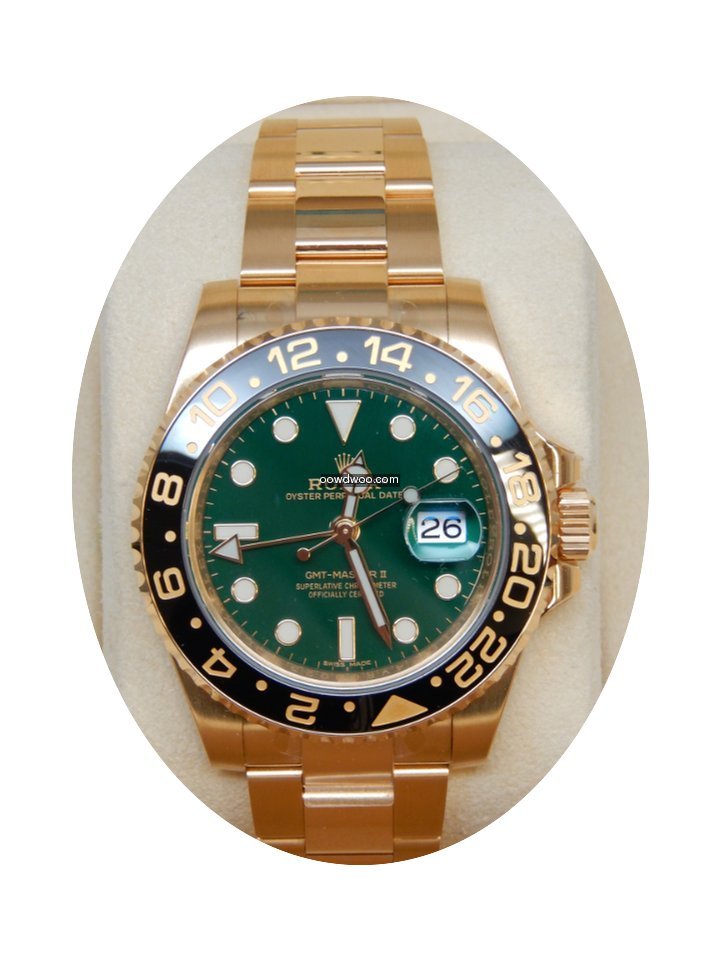 Rolex 116718 GMT-Master II Green Dial Ye...
