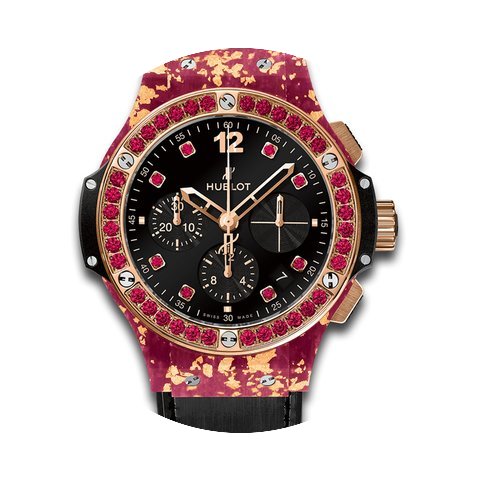 Hublot Big Bang Gold Linen Black Spinel ...