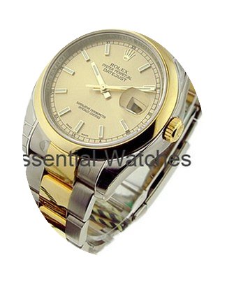Rolex Used Men's 2 Tone Datejust with Oy...