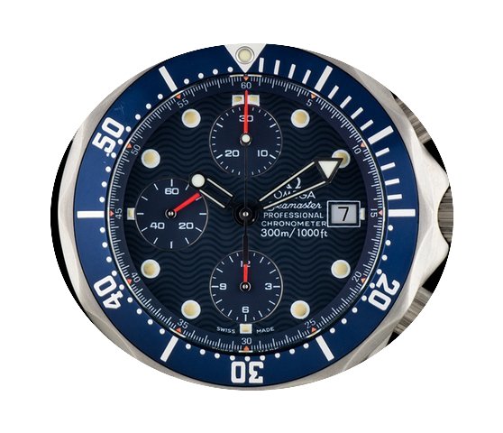 Omega Titanium Blue Dial Seamaster Chron...
