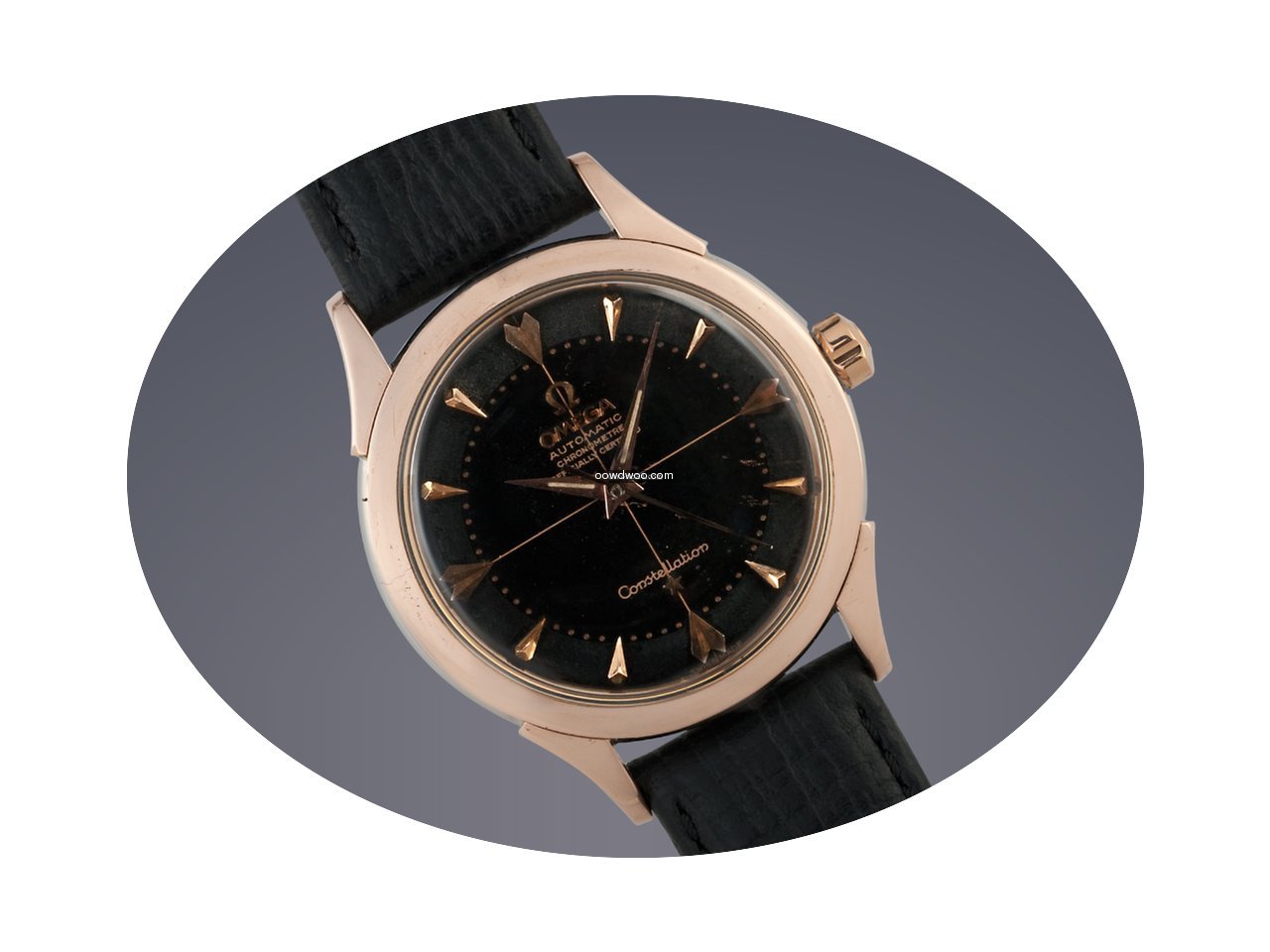 Omega Constellation Rose-gold capped aut...
