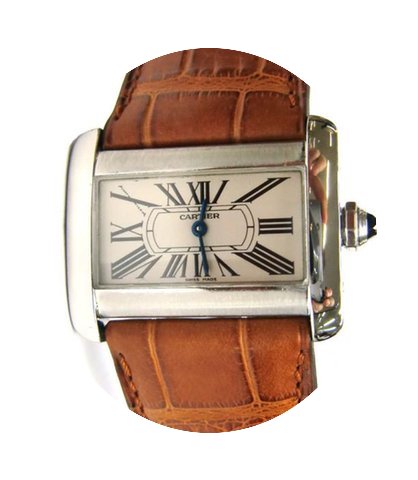 Cartier Damenuhr Tank Divan...