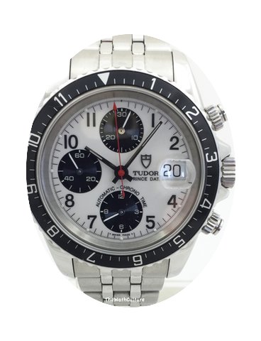 Tudor Prince Date Panda Dial Rotating Be...