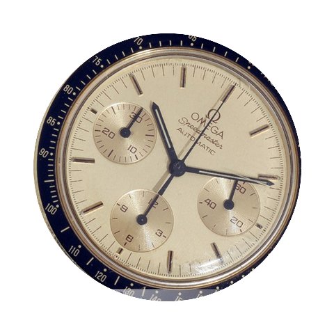 Omega Speedmaster Chronograph Gelbgold A...