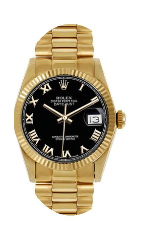 Rolex Women's President Midsize Fluted B...