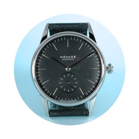 Nomos Glashütte Orion 35mm anthrazit Sa...