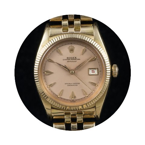 Rolex 6305 pink gold “Ovettone”...