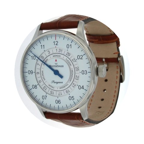 Meistersinger Pangaea Day Date Einzeiger...