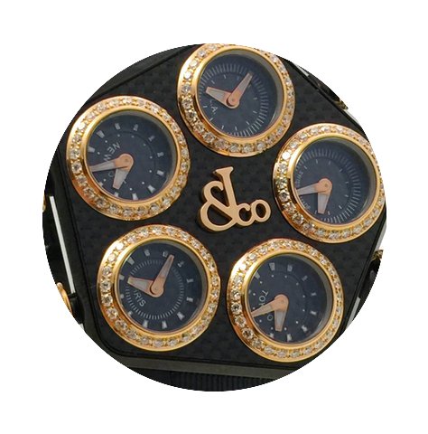 Jacob & Co. Global Carbon Pinkgold D...