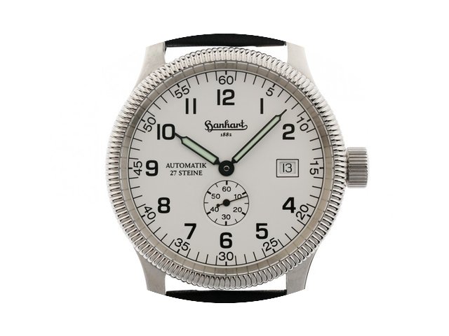 Hanhart Minos Stahl Automatik Armband Le...