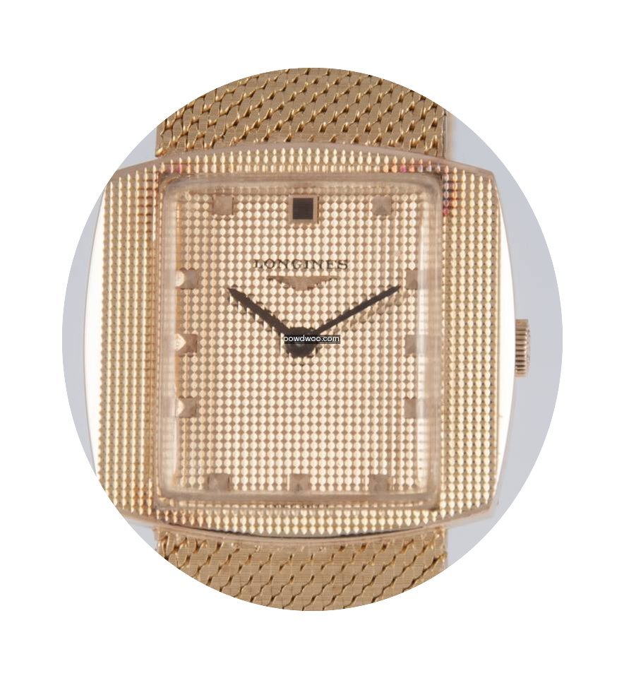 Longines Vintage 1967 Square Dial Yellow...