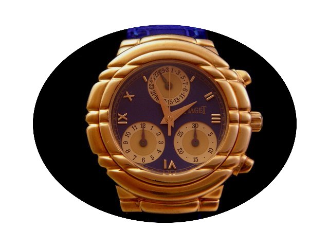 Piaget 18k Solid Gold Ladie's chronograp...