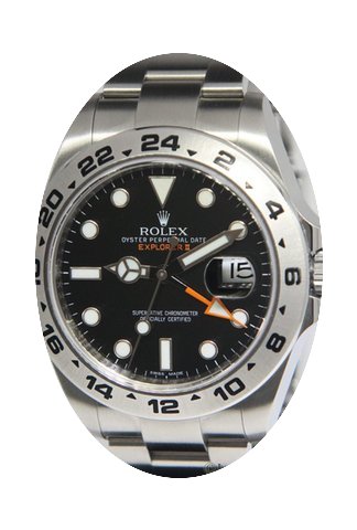 Rolex Explorer II Stainless Steel Black ...