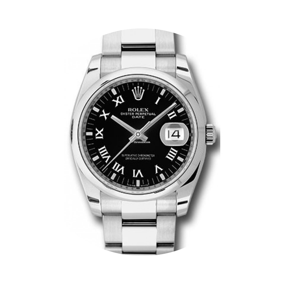 Rolex Date 115200 34mm Stainless Steel O...