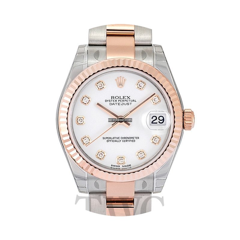 Rolex Datejust Lady 31 White/18k Rose Go...