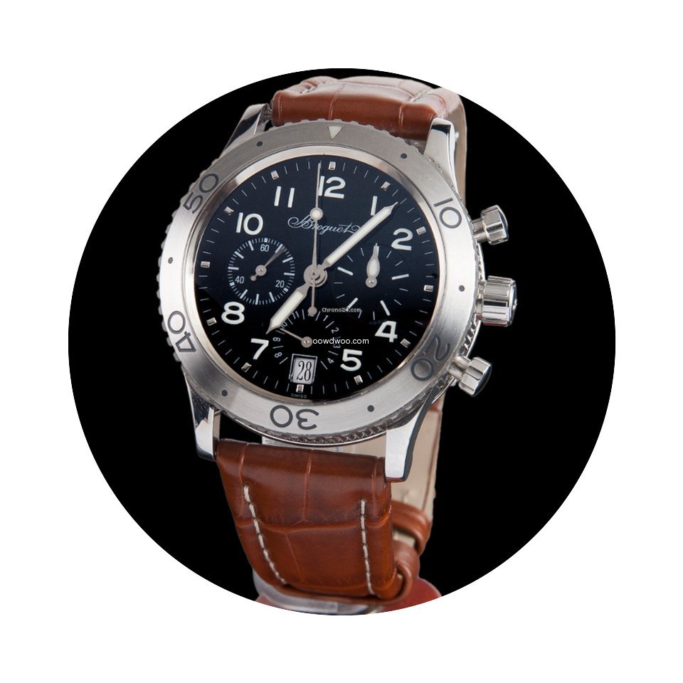 Breguet type XX chronograph steel...