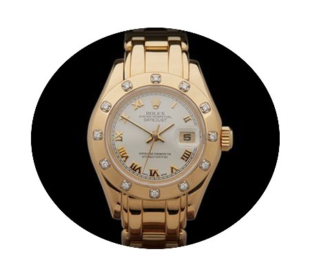 Rolex Pearlmaster Diamond Bezel 18k Yell...