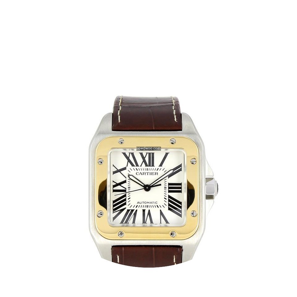 Cartier Santos 100 GM Or et Acier...