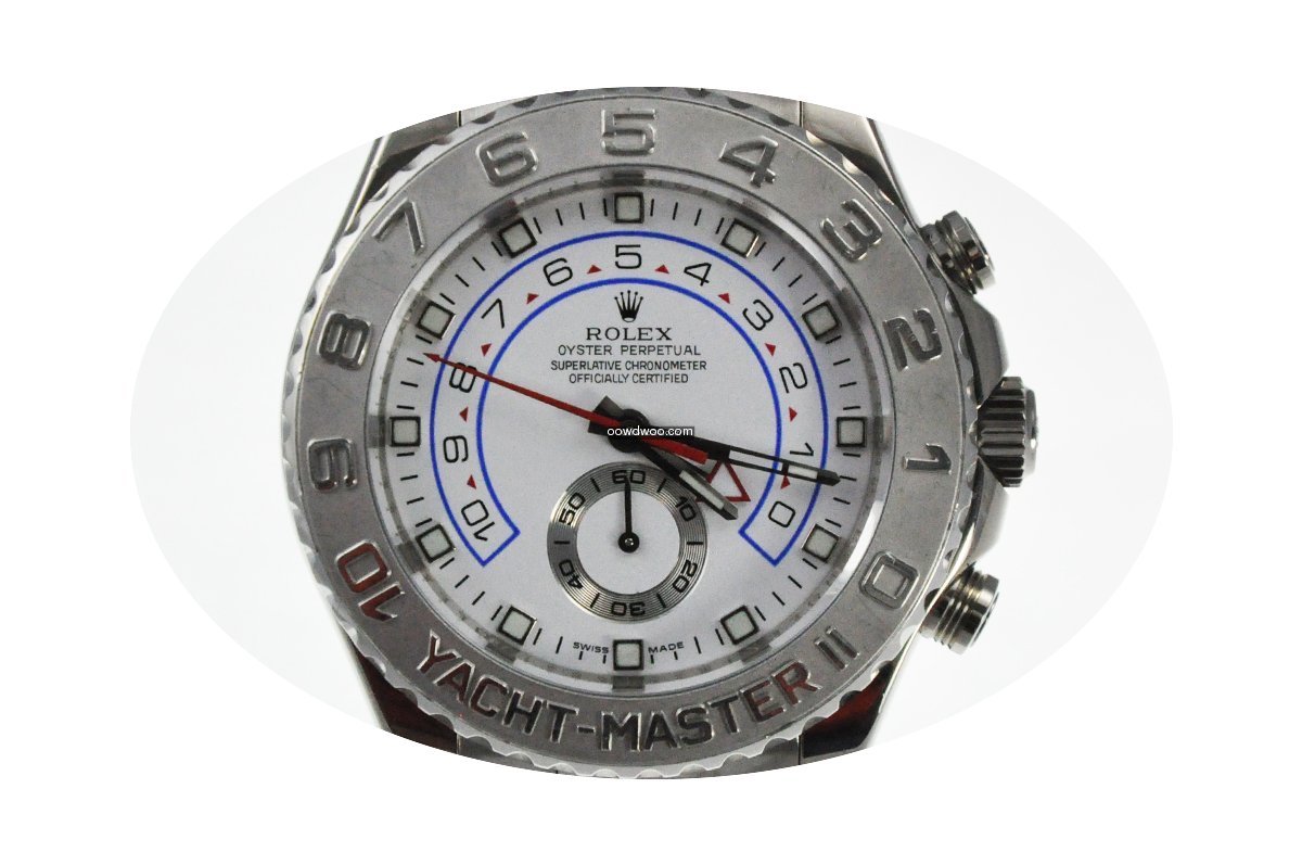 Rolex Yachtmaster II Weißgold REF 11668...
