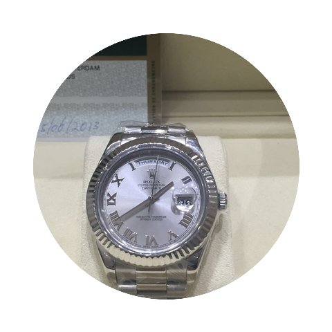 Rolex Day Date II 18ct white gold...
