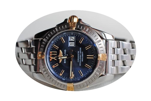 Breitling Windrider Cockpit Stahl/Gold -...