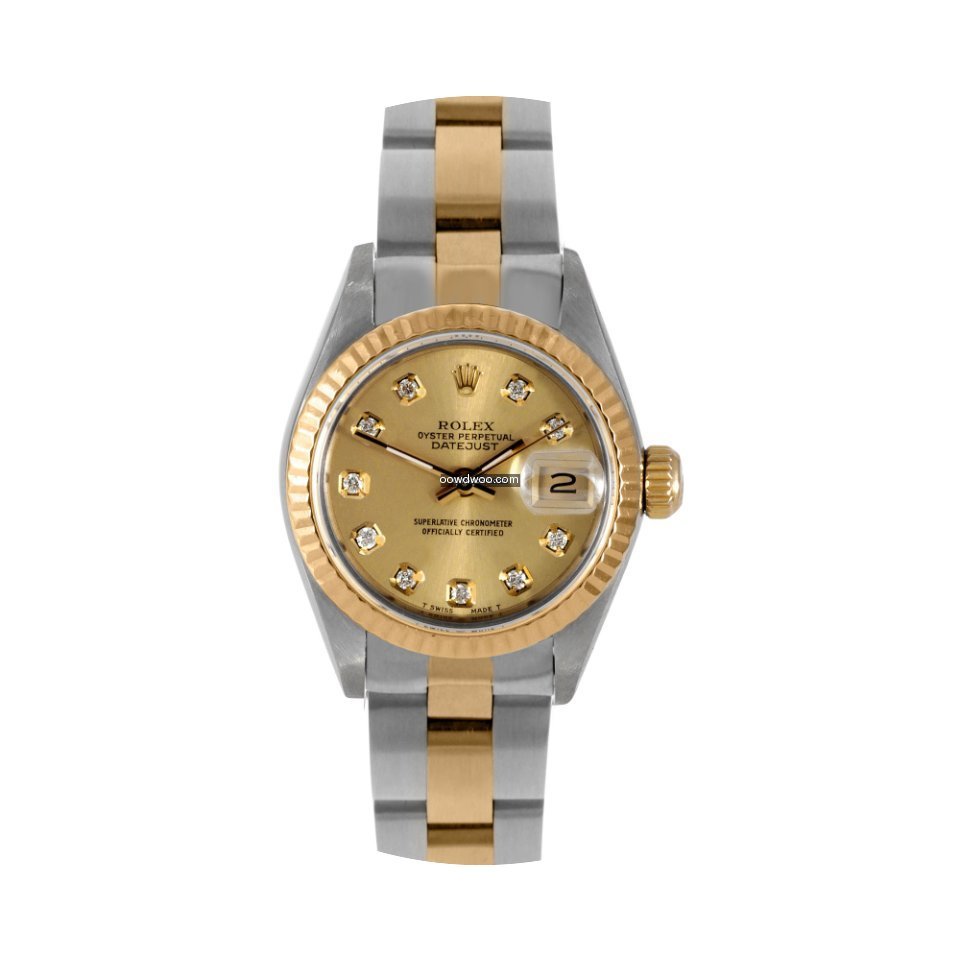 Rolex Ladies 18K/SS Datejust - Factory C...