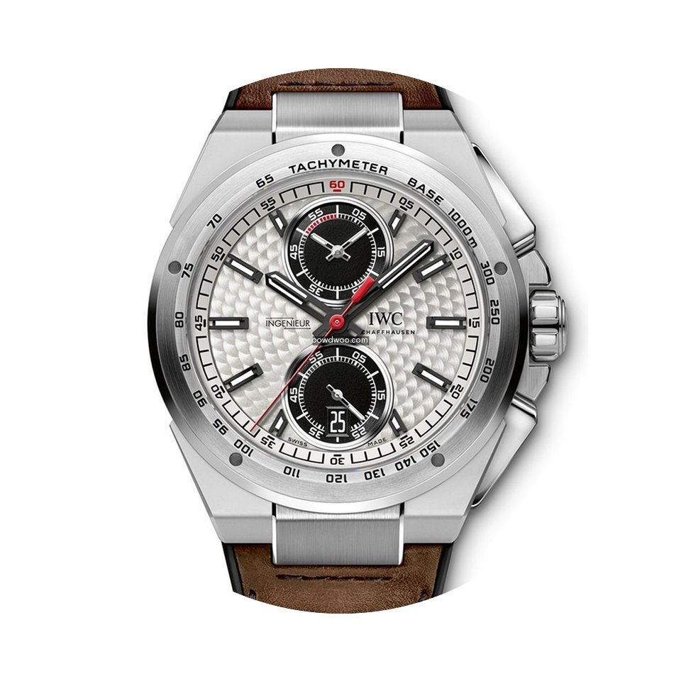 IWC Ingenieur Chronograph Silberfeil 45m...