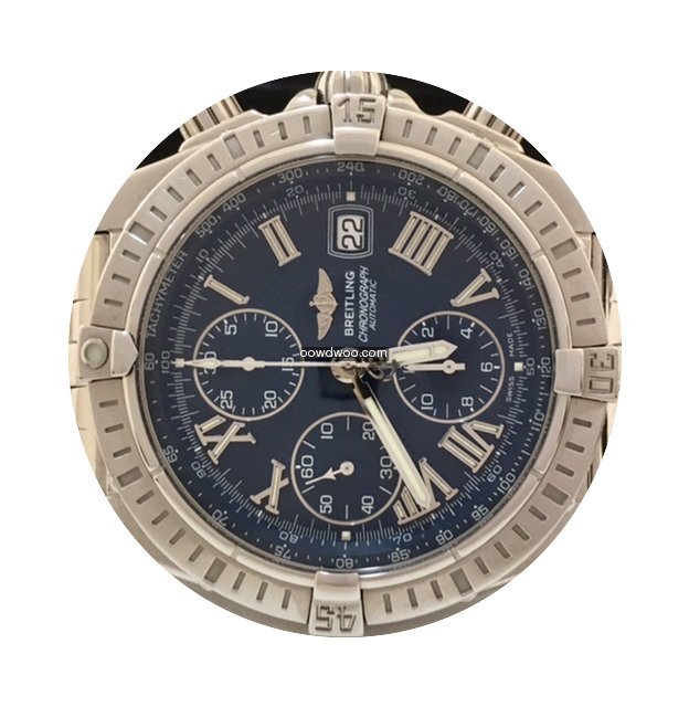 Breitling Chronomat Evolution Blue Dial ...