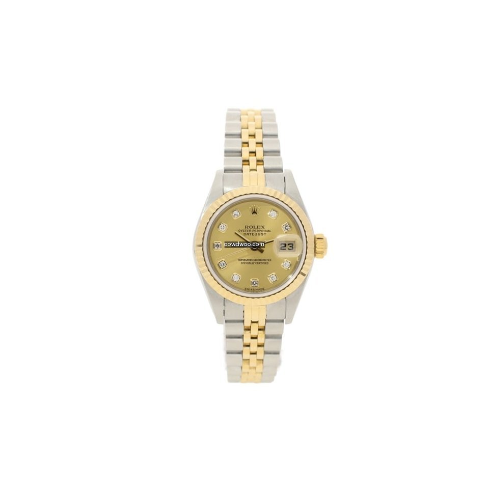 Rolex Datejust 79173 - Champagne Diamond...